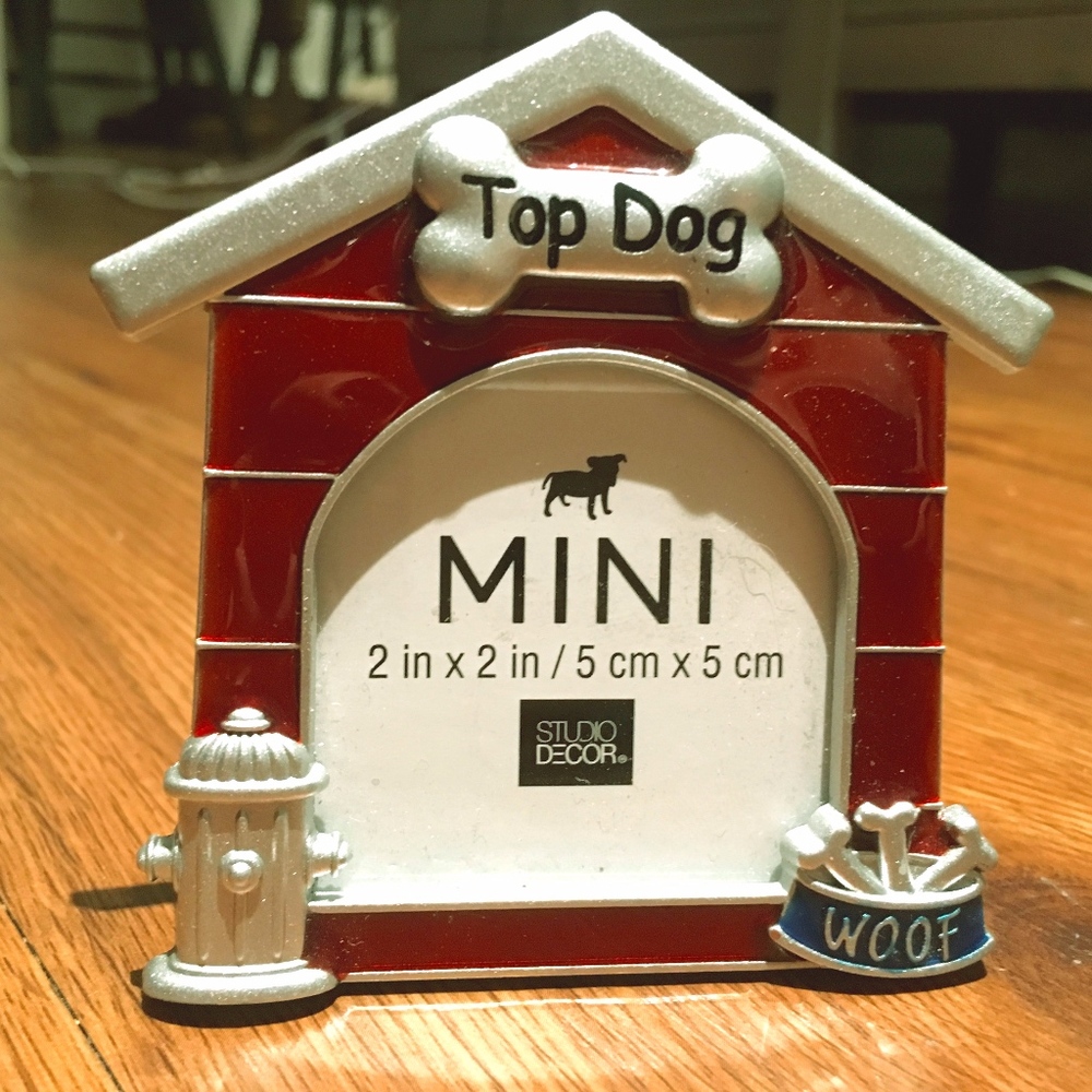 "Top Dog" small picture frame